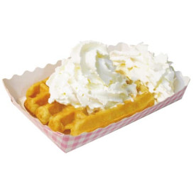 Plateau Rose pour Pâtisserie 18,2x12,2x3cm  (25 Unités)