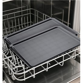 Plat Tray Noir 50x37cm (24 Utés)