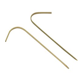 Brochette Courbe en Bambou 9 cm (100 Utés)