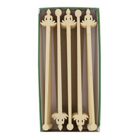 Agitateur à Boissons en Bambou « Bouddha 1 » 14cm (600 Utés)