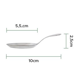 Cuillère à sauce Argent 10 cm (500 Unités)