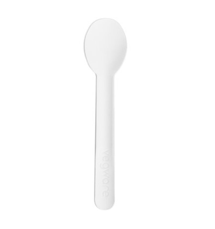 Petite Cuillère en Carton Rigide Blanc 13cm (1.000 Utés) Petite Cuillère en Carton Rigide Blanc 13cm (1.000 Utés)