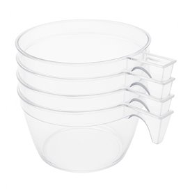 Tasse Réutilisable PS Transparente 90ml (900 Utés)