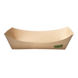 Barquette Carton Kraft 350ml 10,6x7,3x4,5 cm (500 Utés)