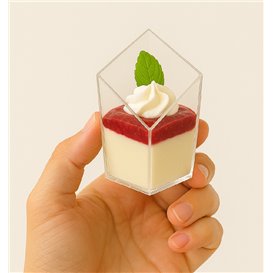 Gobelet Dégustation Diamant PS Transparent 60ml (200 Utés)