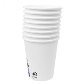 Gobelet Carton Blanc 9Oz/280ml Ø8,0cm (1.000 Utés)