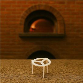 Trépied à Pizza en Plastique 30mm (100 Utés)