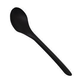Petite Cuillère Réutilisable PP Noire 12,4cm (25 Utés)