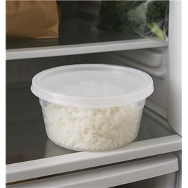 Boîte alimentaire Plastique PP avec Couvercle Transparent “Deli Range” 360ml (240 Utés)