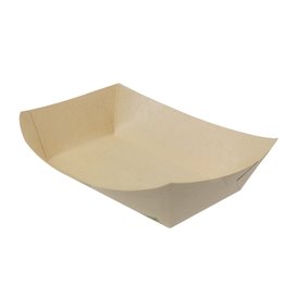Barquette Carton Bambou Kraft 700ml 20,5x15x5,2cm (125 Utés)