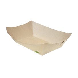 Barquette Carton Bambou Kraft 350ml 16,5x12x4,4cm (1000 Utés)