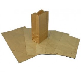 Sac en papier KRAFT sans anses 25+15x43cm (250 Unités)
