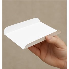 Emballage blanc pour gaufre 13,5x10cm (1500 Utés)