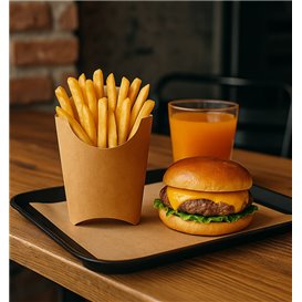 Etui à Frites Kraft Grand 8,2x3,3x14,9cm (25 Utés)