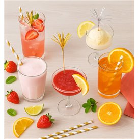 Piques Décoratives pour Glace Feu d’Artifice Palmier 15cm (144 Unités)