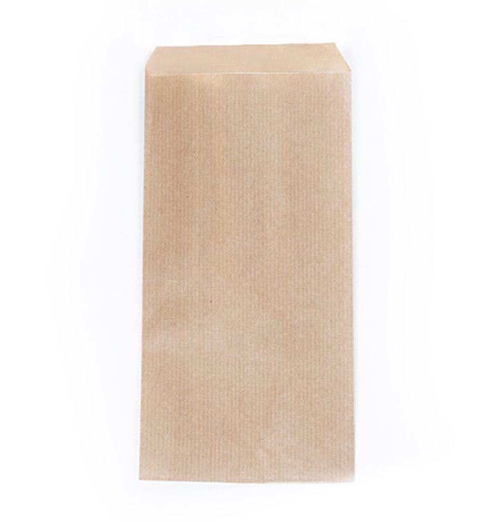 Pochette Porte-Couverts Kraft Vergé 11x24cm (100 Utés)