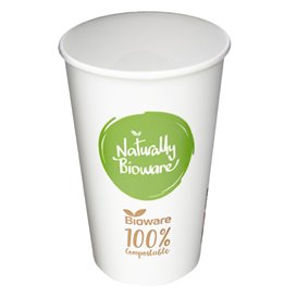 Gobelet en Carton et PLA Bioware® 18Oz/540ml Ø9,0cm (50 Utés)
