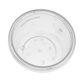 Pot à Sauce Transparent PP avec Couvercle 120ml (1.000 Utés)