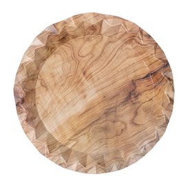 Assiette en Carton Effet Bois “Bali” Ø23cm 345g/m² (450 Utés)
