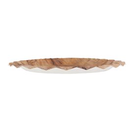 Assiette en Carton Effet Bois “Bali” Ø23cm 345g/m² (50 Utés)