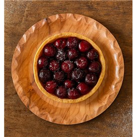 Assiette en Carton Effet Bois “Bali” Ø18cm 290g/m² (50 Utés)