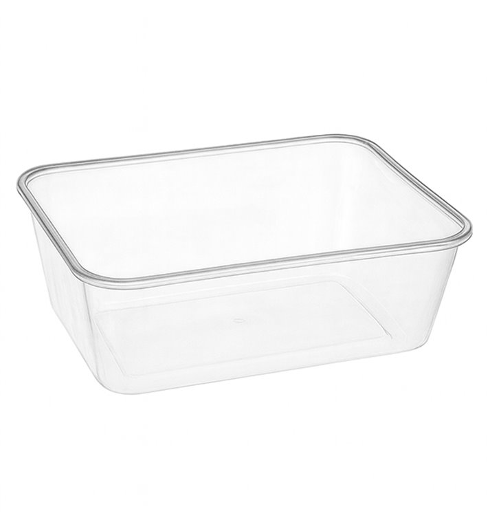 Boîte Rectangulaire Plastique PP Transparent 750ml 17,4x11,6x5,5cm (25 Utés) Boîte Rectangulaire Plastique PP Transparent 750ml 17,4x11,6x5,5cm (25 Utés)