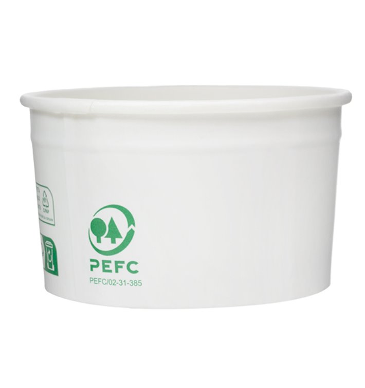 Pot à Glace en Carton Ecologique 100ml (2600 Unités)