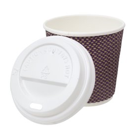 Couvercle Perforé Gobelet Carton Blanc Ø6,2cm (50 Utés)
