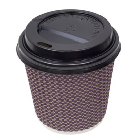 Couvercle Perforé Gobelet Carton 4Oz Blanc Ø6,2cm (50 Utés)