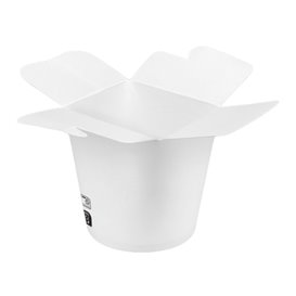 Pot à pâtes 100% ECO Blanc 16Oz/480ml (500 Utés)