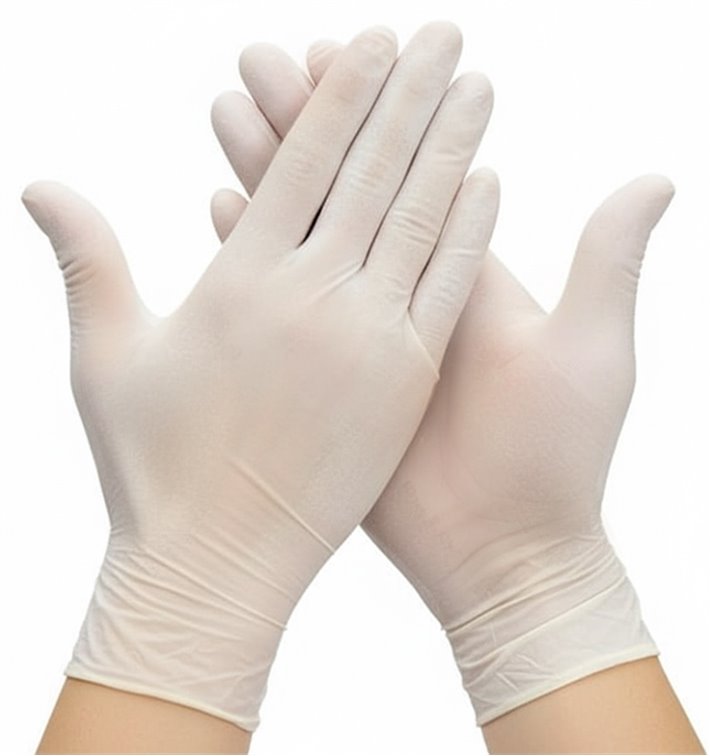 Gants en Latex Poudrés Blanc Taille S AQL 1.5 (100 Utés) Gants en Latex Poudrés Blanc Taille S AQL 1.5 (100 Utés)