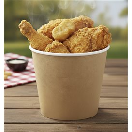 Seau en carton Kraft 2550ml (25 Utés)