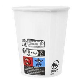 Gobelet Carton Blanc 6Oz/180ml Ø7,0cm (3.000 Utés)