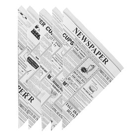 Cornet en Papier Ingraissable 24,5cm 100g (100 Utés)