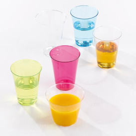 Verre Plastique Injecté Framboise 230 ml (10 Unités)