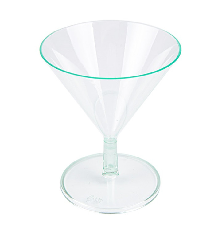 Coupe en Plastique Vert Transparent 65ml Coupe en Plastique Vert Transparent 65ml
