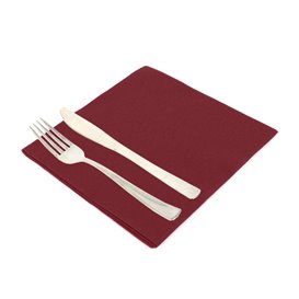 Serviette en Airlaid Bordeaux 40x40cm 