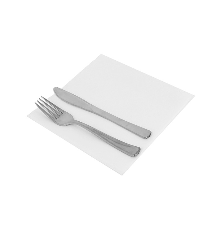 Serviette en Airlaid Blanche 40x40cm Serviette en Airlaid Blanche 40x40cm