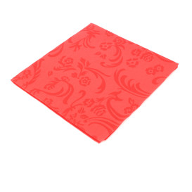 Serviette Damascato en Airlaid Rouge 40x40cm (1000 Unités)