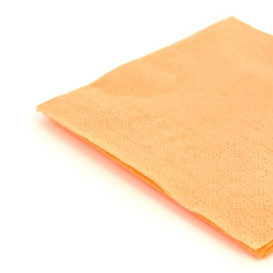 Serviette Papier à Cocktail  20x20 Saumon (100 Unités)