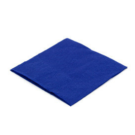 Serviette Papier à Cocktail  20x20 Bleu 