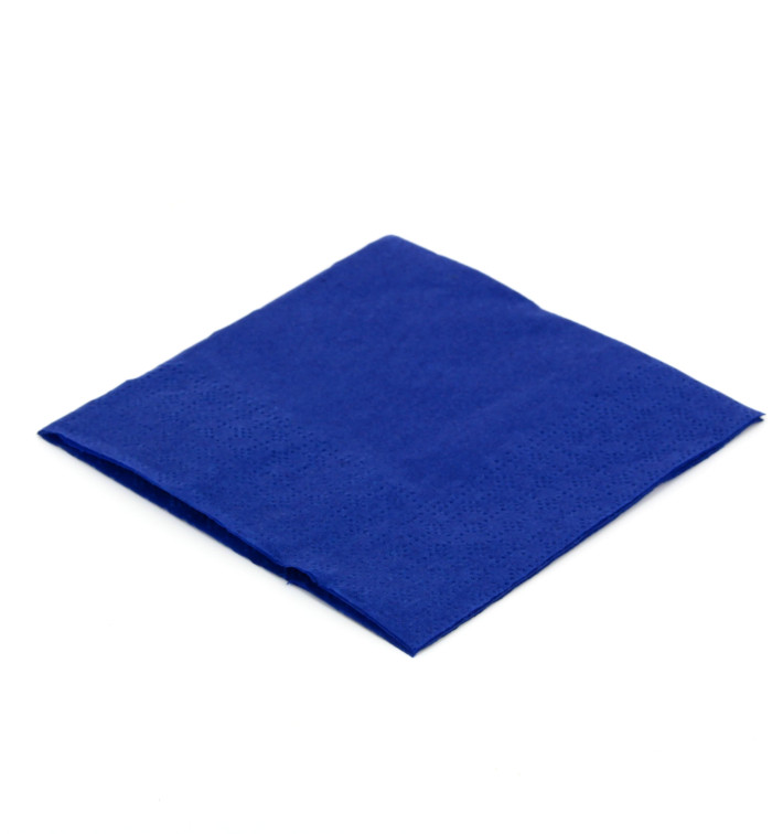 Serviette Papier à Cocktail 20x20 Bleu Serviette Papier à Cocktail 20x20 Bleu
